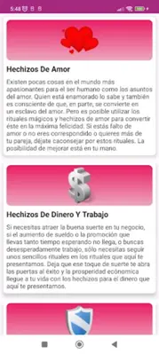 Hechizos de Magia Blanca android App screenshot 4